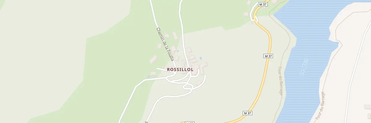 Plan du 561 Rte de Rossillol à La Valla-en-Gier