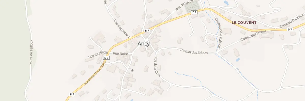 Plan du 20 Rue de la Cure à Ancy