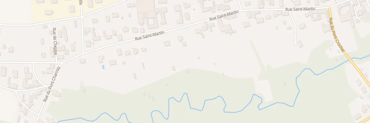 Plan du 105 Rue Saint Martin à Courtisols