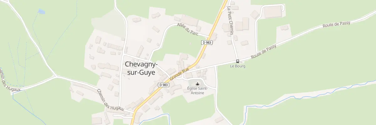 Plan du 21 Grande Rue à Chevagny-sur-Guye