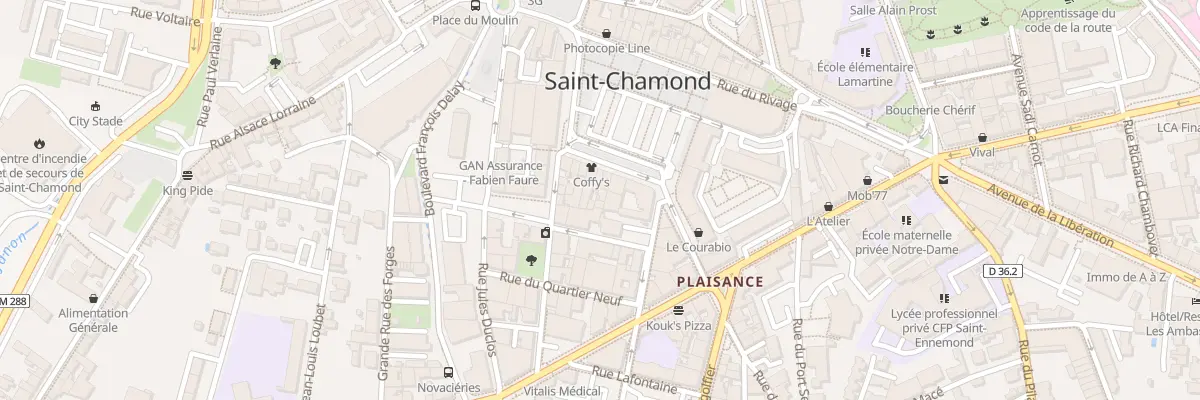Plan du 24 Pl de la Liberté à Saint-Chamond