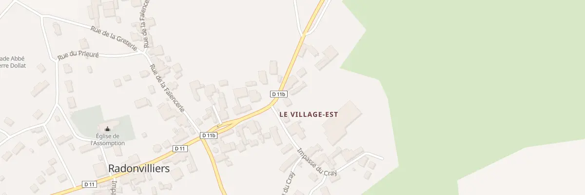 Plan du 5 Grande Rue à Radonvilliers