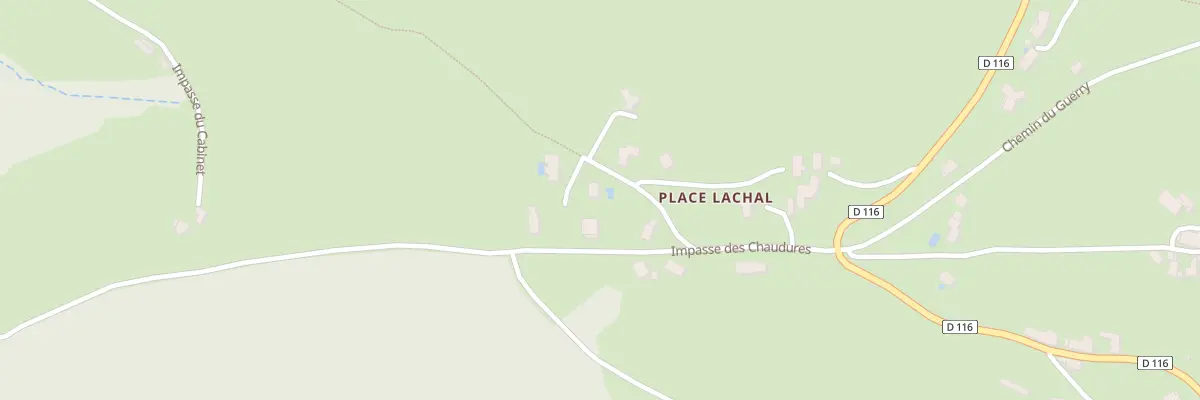 Plan du 115 Che Place Lachal à Chambost-Allières