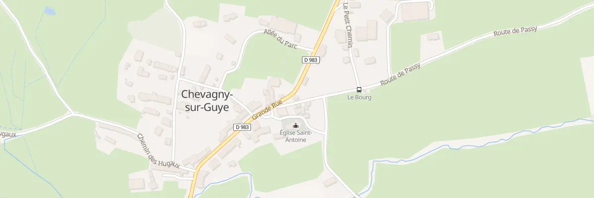 Plan du 1 Rte de Passy à Chevagny-sur-Guye