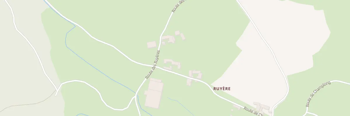 Plan du 1084 Rte des Ruyères à Deux-Grosnes