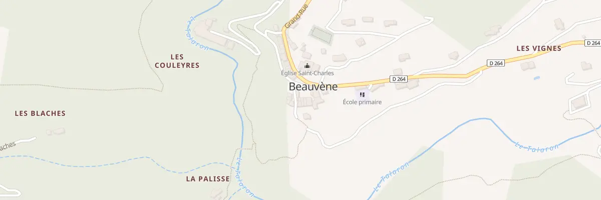 Plan du 5069 Le Village à Beauvène