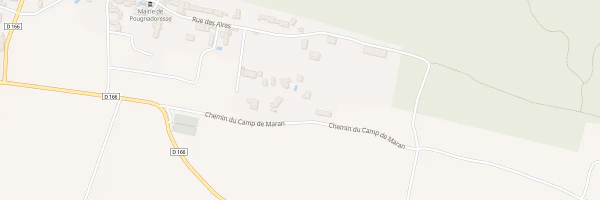 Plan du 5098 Che du Camp de Maran à Pougnadoresse