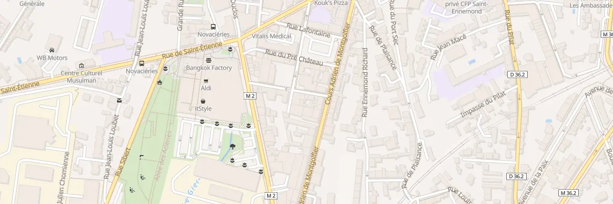 Plan du 10 Rue Saint-Claude à Saint-Chamond