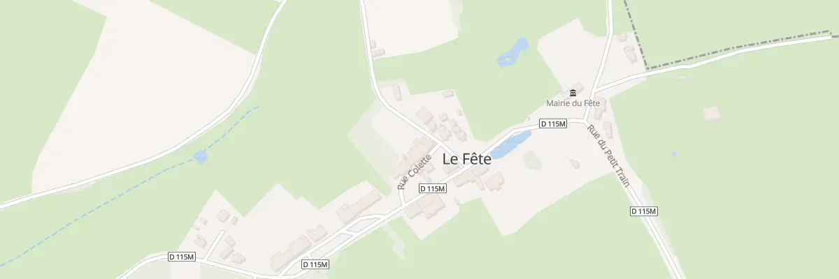 Plan du 2 Rue Colette au Fête