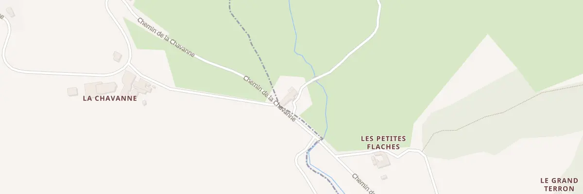 Plan du 1165 Che de la Chavanne à Duerne