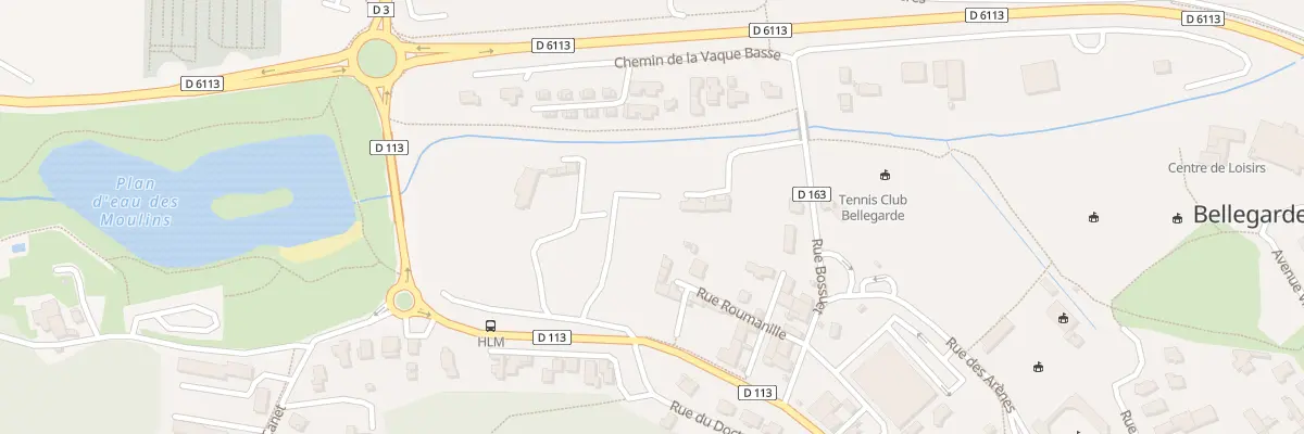 Plan du 128 Rue les Près du Moulin Piot à Bellegarde
