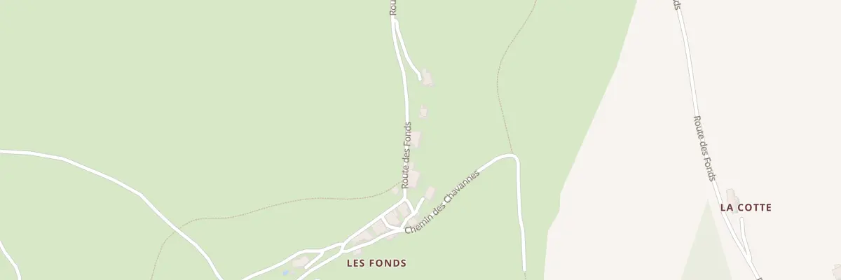 Plan du 3085 Rte des Fonds à La Valla-en-Gier
