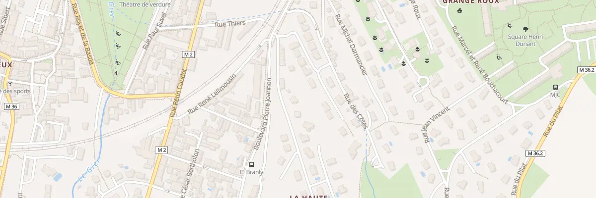 Plan du 10 Rue de la haute garenne à Saint-Chamond