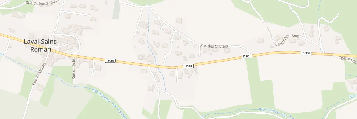 Plan du 5676 Les Parans à Laval-Saint-Roman