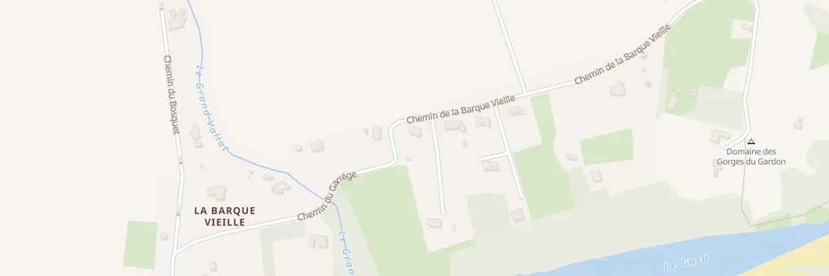 Plan du 1255 Che de la Barque Vieille à Vers-Pont-du-Gard
