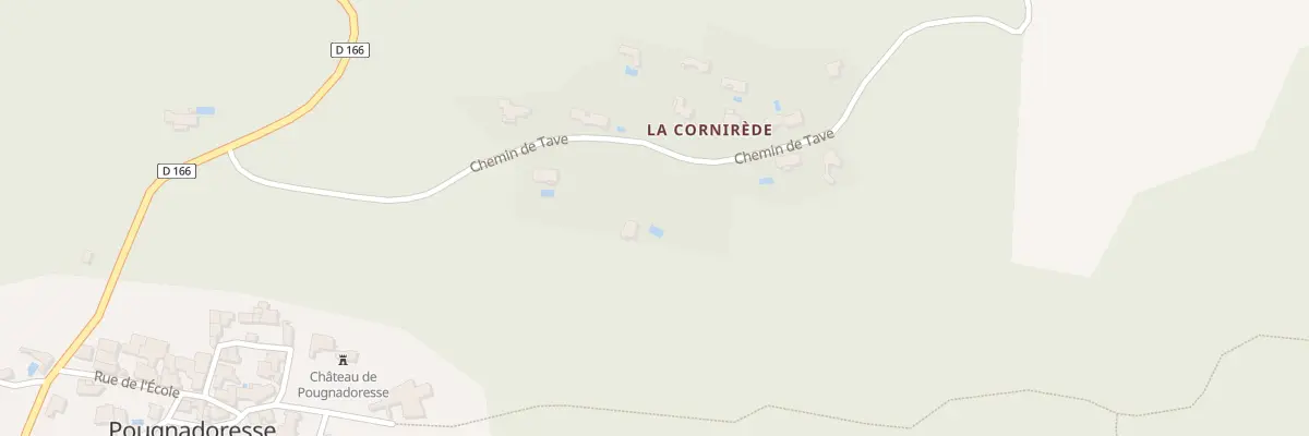 Plan du 5019 Che de Tave à Pougnadoresse