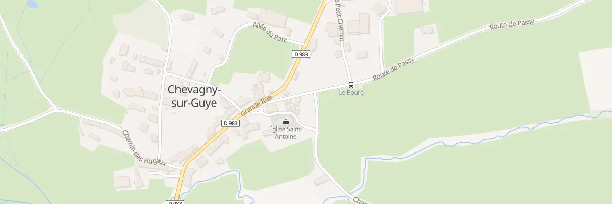 Plan du 4 Rte de Passy à Chevagny-sur-Guye