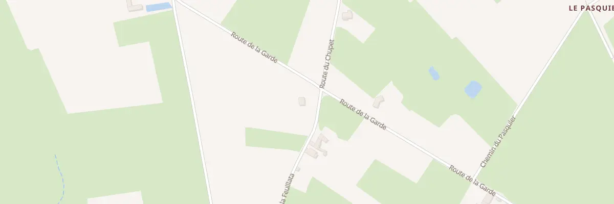 Plan du 2423 Rte de la Feuillata à Saint-Vérand