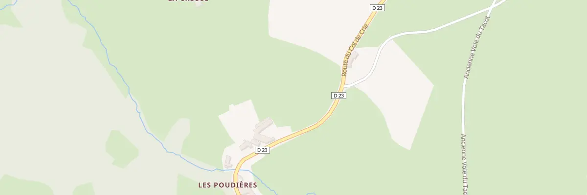 Plan du 893 Rte du Col de Crie aux Ardillats