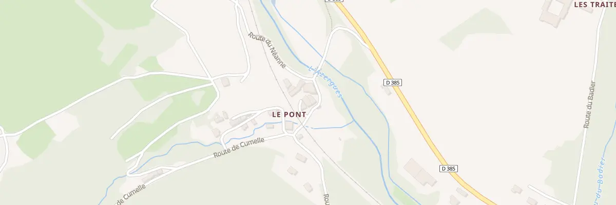 Plan du 54 Rte de la Salette à Létra