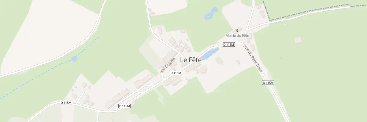 Plan du 2 Rue des Chouettes au Fête