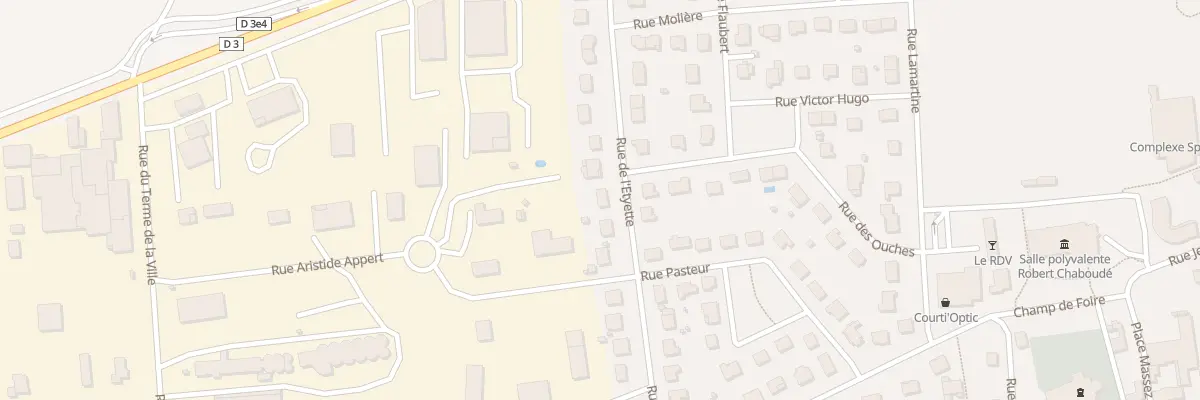 Plan du 21 Rue de l’Etyette à Courtisols