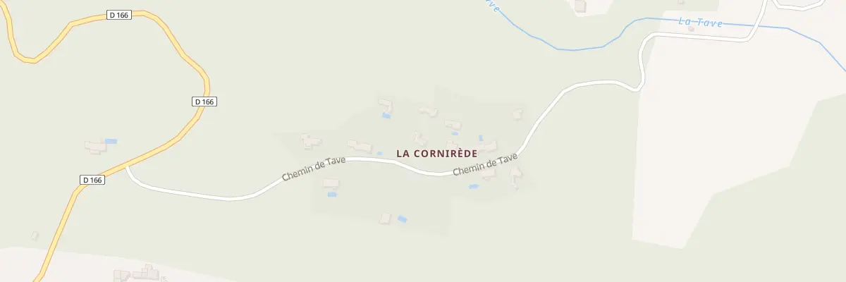 Plan du 5074 Che de Tave à Pougnadoresse