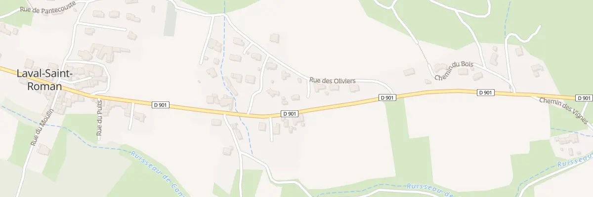 Plan du 422 Rue des Oliviers à Laval-Saint-Roman