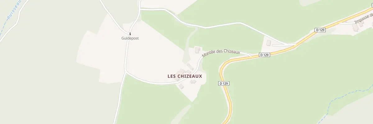 Plan du 5142 Les Chizeaux à Claveisolles