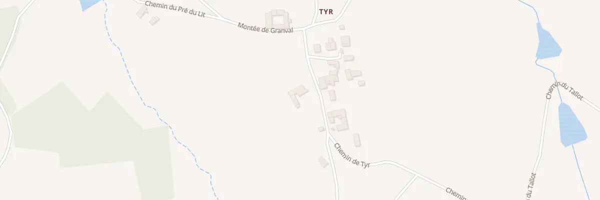 Plan du 946 Che de Tyr à Saint-Julien-sur-Bibost