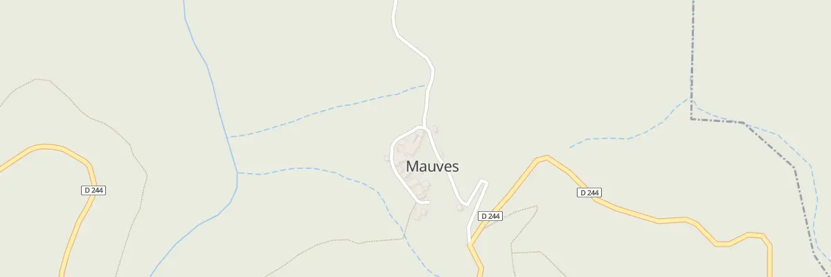Plan du 1 Mauves à Ajoux