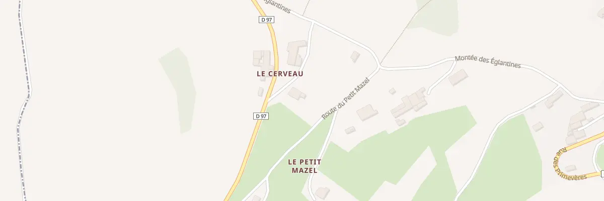 Plan du 140 Rte du Petit Mazel à Larajasse