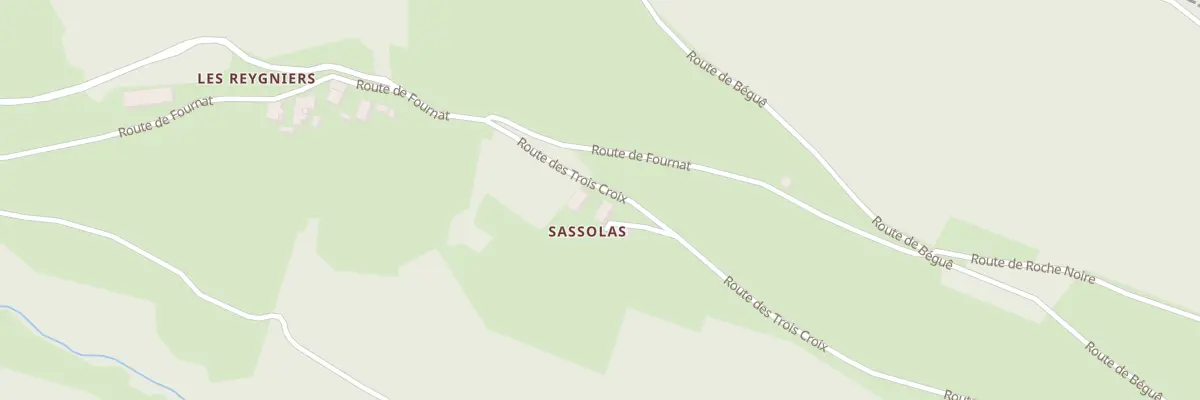 Plan du 5012 Sassolas à Monestier