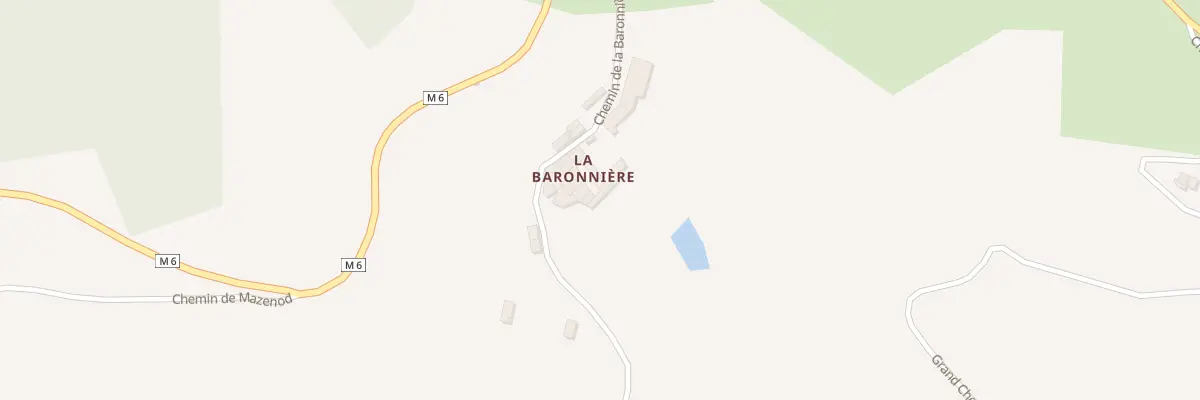 Plan du 383 Che de la Baronnière à Valfleury