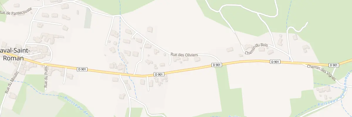 Plan du 426 Rue des Oliviers à Laval-Saint-Roman