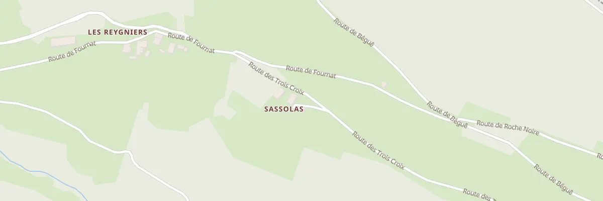 Plan du 5013 Sassolas à Monestier