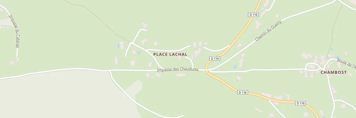 Plan du 30 Imp des Chaudures à Chambost-Allières