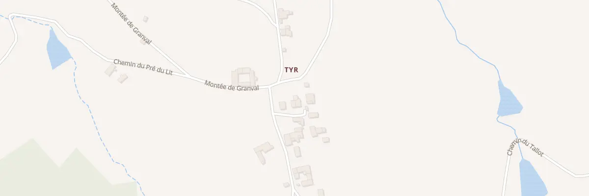 Plan du 879 Che de Tyr à Saint-Julien-sur-Bibost