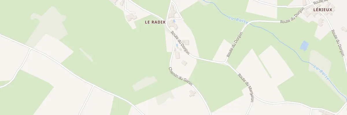 Plan du 1469 Rte du Donjon à Saint-Vérand