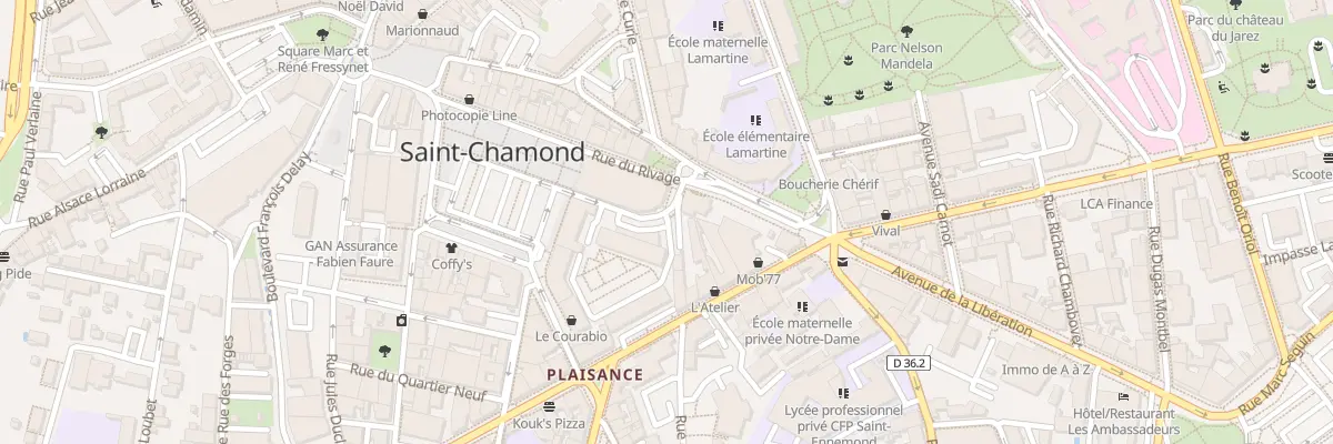 Plan du 1 Rue de l’armistice à Saint-Chamond
