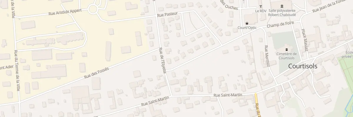 Plan du 20 Rue Mermoz à Courtisols
