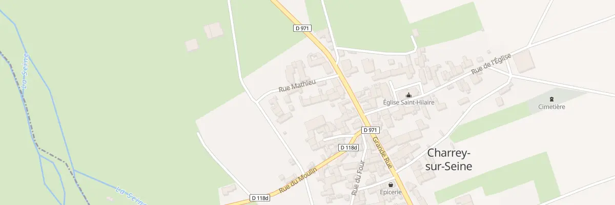 Plan du 5 Rue Mathieu à Charrey-sur-Seine