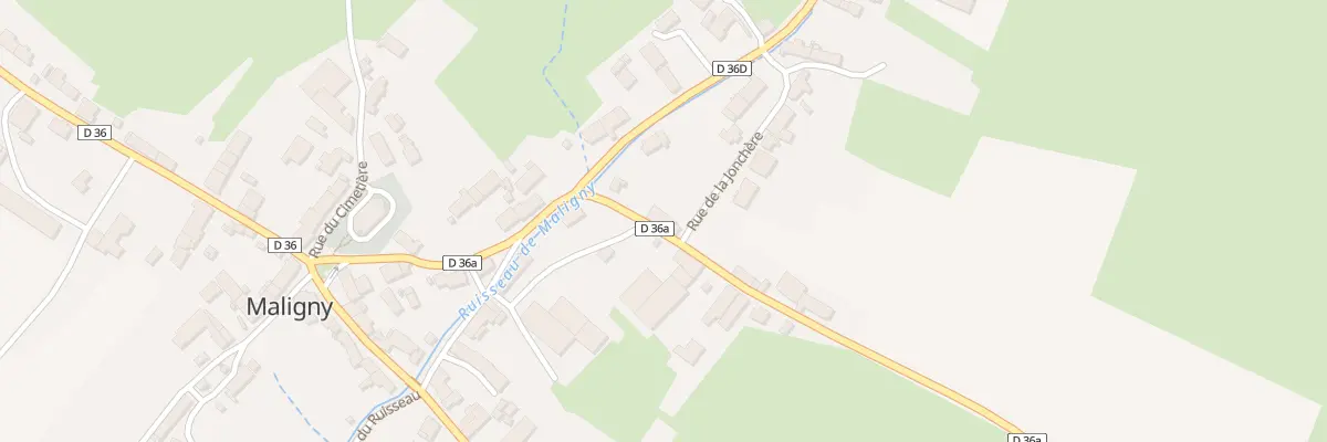Plan du 3 Rte de Lacanche à Maligny