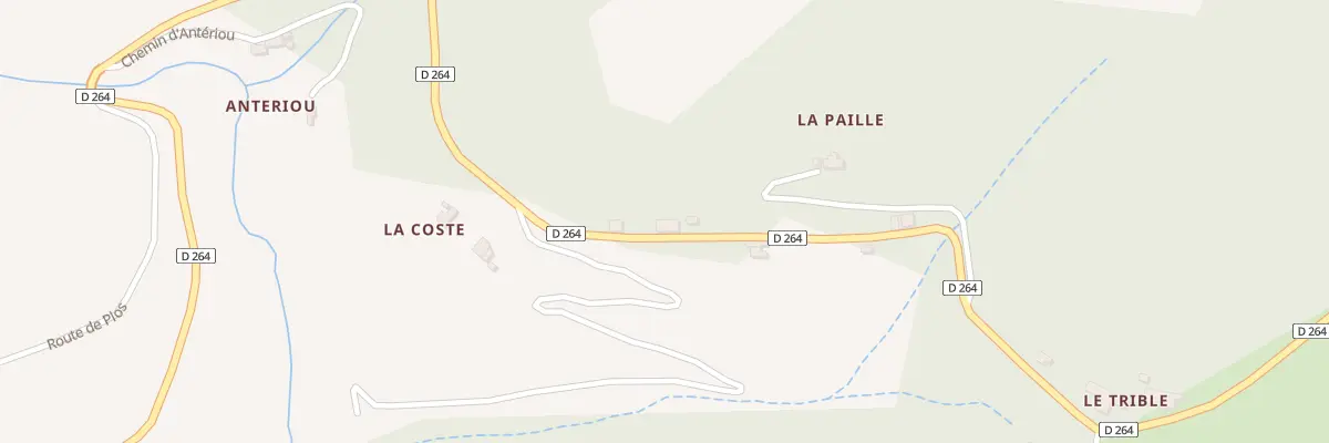 Plan du 5014 La Paille à Gluiras