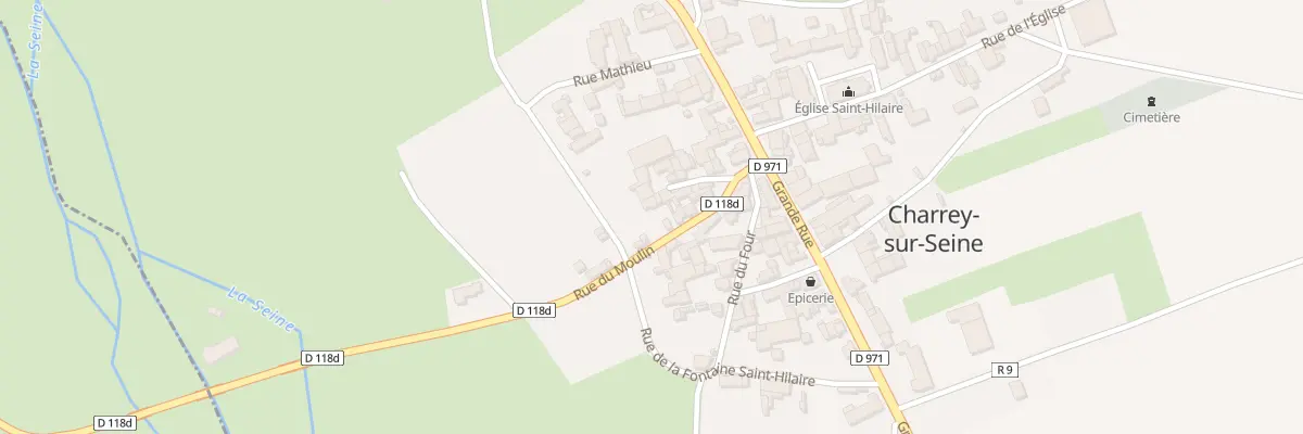 Plan du 12 Rue du Moulin à Charrey-sur-Seine