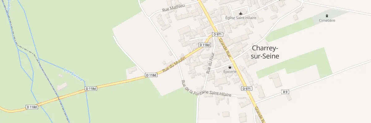 Plan du 5 Rue du Moulin à Charrey-sur-Seine