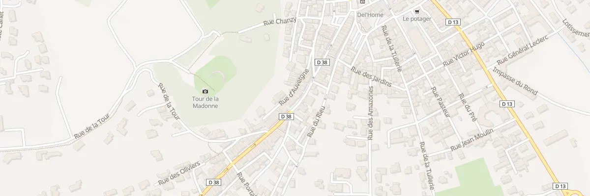 Plan du 36 Rue de Saint - Gilles à Bellegarde
