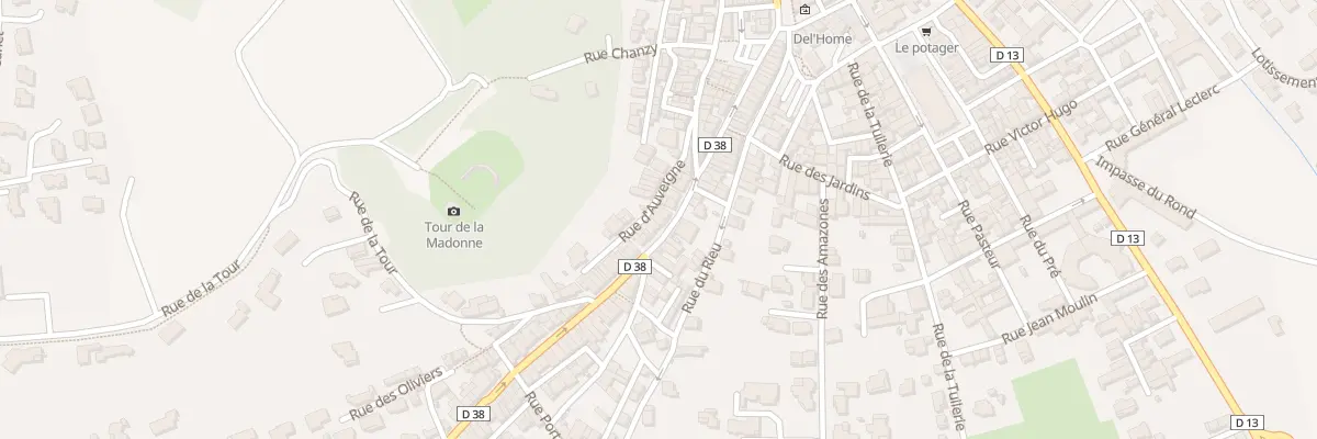 Plan du 34B Rue de Saint - Gilles à Bellegarde