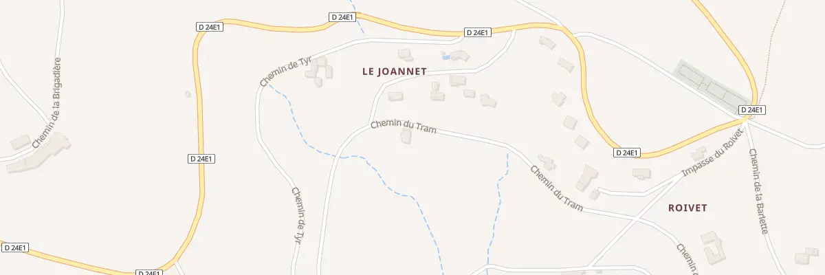 Plan du 649 Che du Tram à Saint-Julien-sur-Bibost