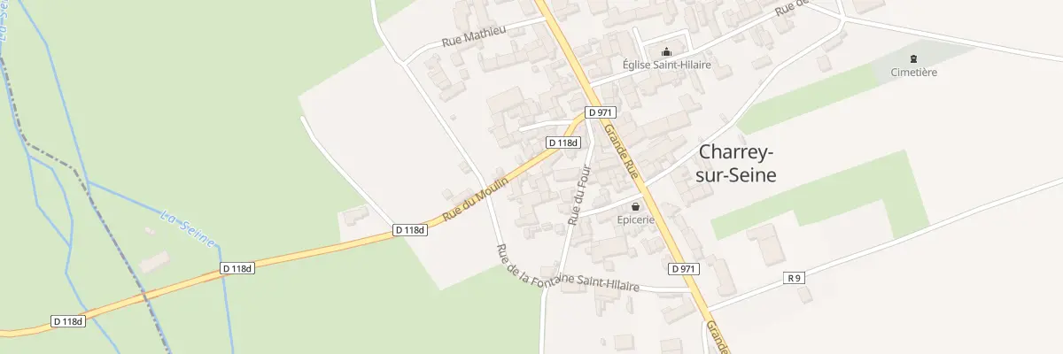 Plan du 3 Rue du Moulin à Charrey-sur-Seine